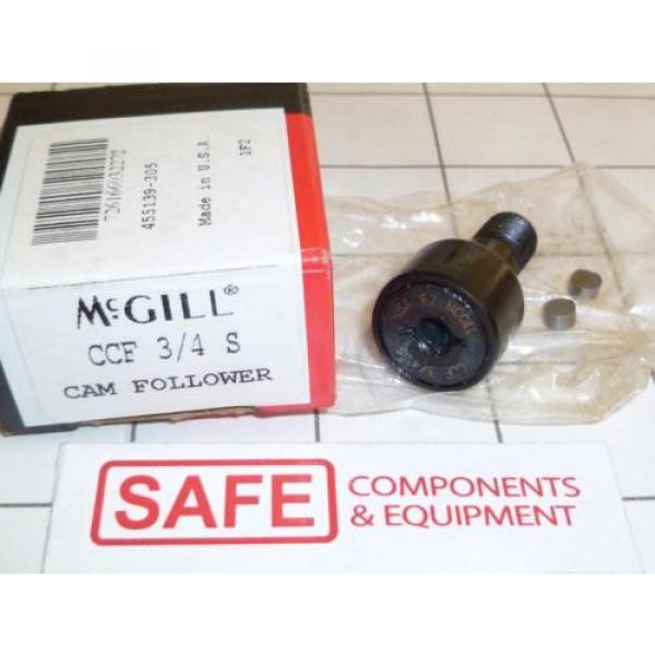 McGill Cam Follower Bearing CCF-3/4-S Rollers 0.75&#034; Dia. Sealed Black Steel G53 #1 image