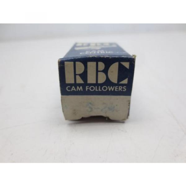 RBC S-24 Cam Follower 5/8&#034; OD Roller Diameter, 1/4&#034;-28 Size Threads #4 image