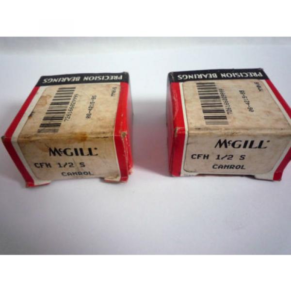 2 MCGILL CFH 1/2 S CAMROL CAM FOLLOWERS / NEW OLD STOCK #1 image
