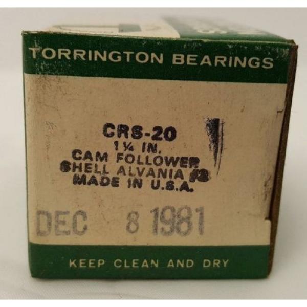 TORRINGTON CRS-20 1-1/4&#034; CAM FOLLOWER BEARING #5 image