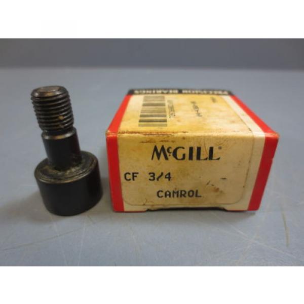 1 Nib McGill CF-3/4 Cam Follower Bearing RD .7500&#034; RW .5000&#034; Stud Dia .3750&#034; New #1 image