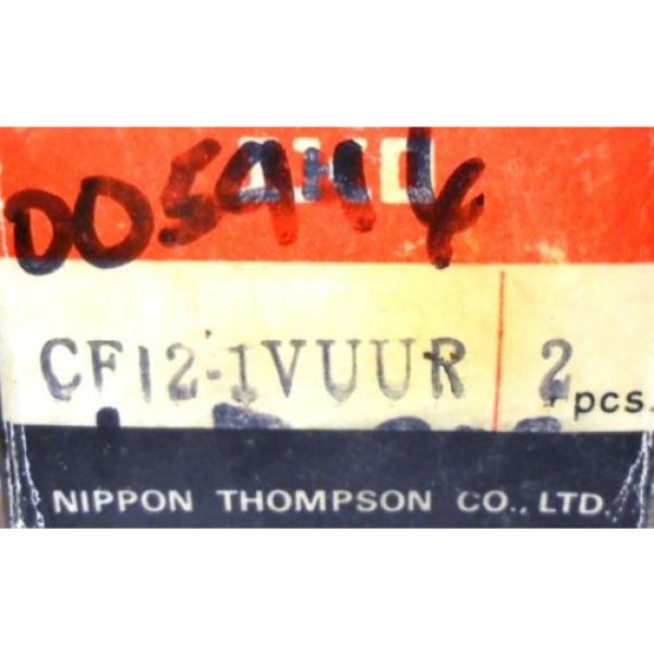 IKO NIPPON THOMPSON CO. CAM FOLLOWER 2 PCS, CF12-1VUUR #2 image
