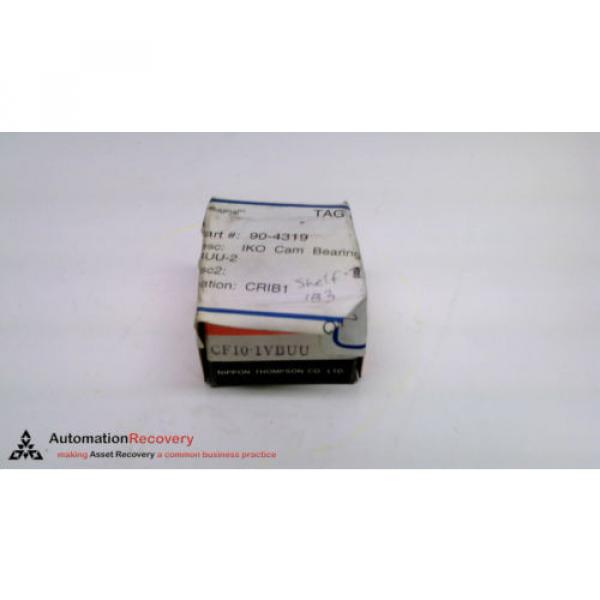 IKO CF10-1VBUU - PACK OF 2 - CAM FOLLOWER , 26MM ROLLER DIA , 12MM W, NE #216186 #1 image