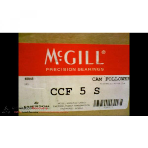MCGILL CCF 5 S CAM FOLLOWER  5 INCH OUT SIDE ROLLER DIAMETER, NEW #173438 #1 image