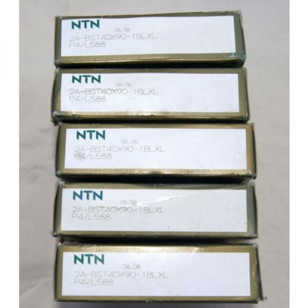 New NTN 2A-BST40X90-1BLXL P4/L588 Super Precision Angular Contact Bearing #1 image