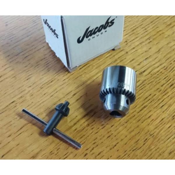 JACOBS 1A Keyed Steel Drill Chuck, Plain Bearing Type NEW!! FREE SHIPPING!! #4C# #1 image